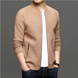 Neulepuserot Miesten Brand Designer Ohut Lämmin Villapaita