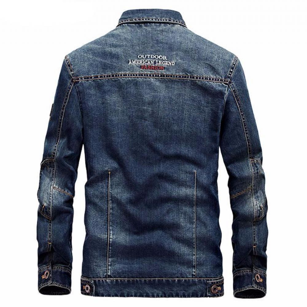 Miesten Farkkutakit American Legend Denim Takki
