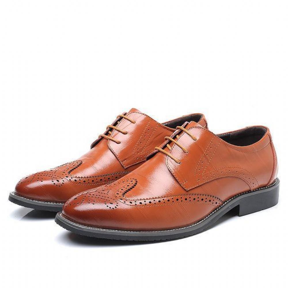 Juhlakengät Miesten Liikemekko Brogue Kengät Juhliin