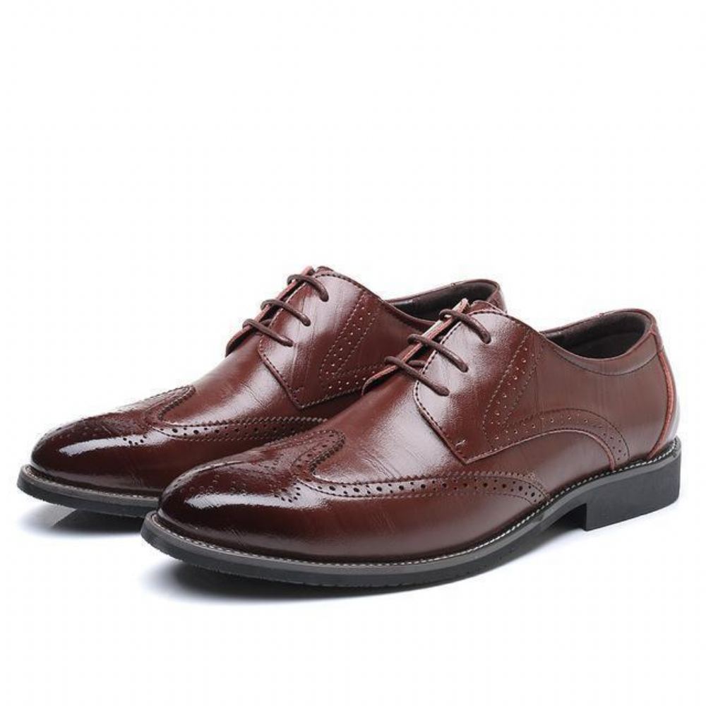 Juhlakengät Miesten Liikemekko Brogue Kengät Juhliin