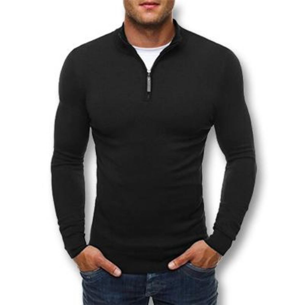 Miesten Paidat Neuleet Slim Fitted Villapaita