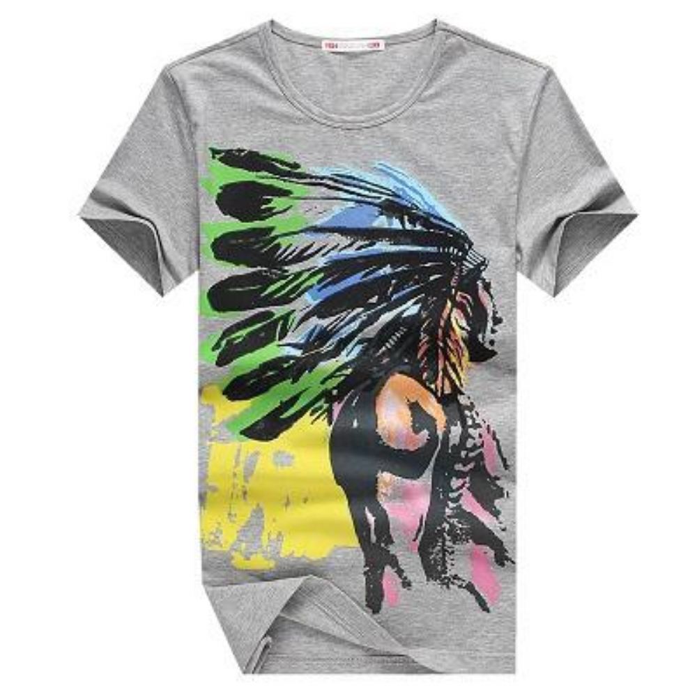 Paidat Miesten American Indian Swag T-paidat