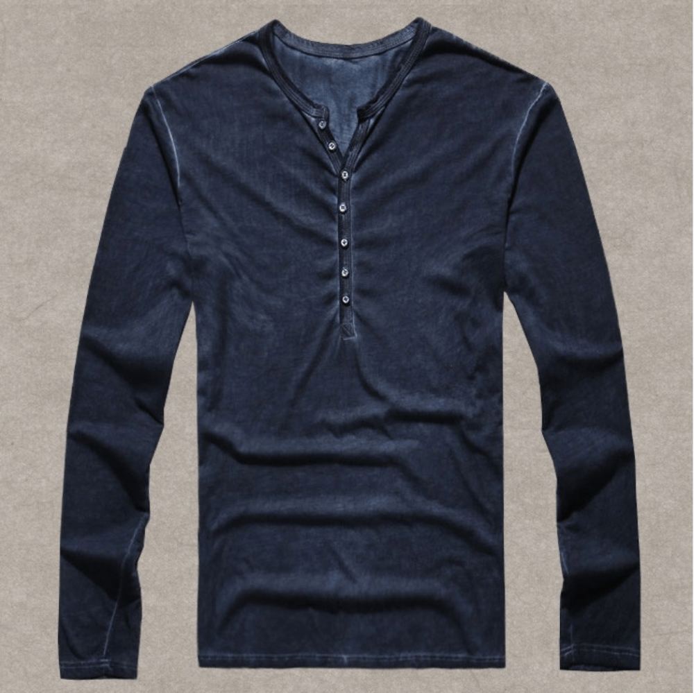 Paidat Miesten Suunnittelija Puuvilla Vintage Henry T-paidat
