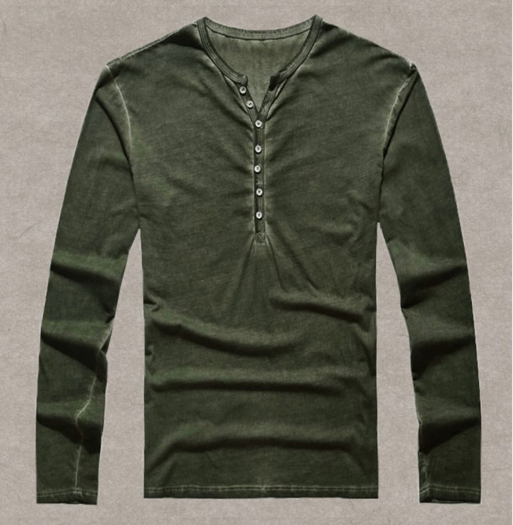 Paidat Miesten Suunnittelija Puuvilla Vintage Henry T-paidat
