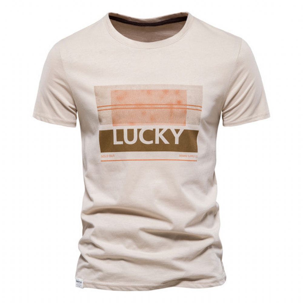 Suunnittelija Finest Cotton Paidat Miesten T-paita