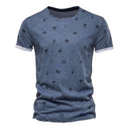 Suunnittelija Finest Cotton Paidat Miesten T-paita F