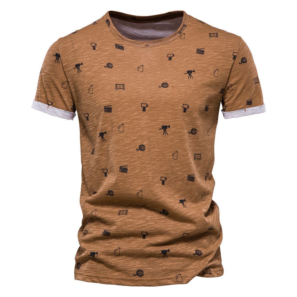 Suunnittelija Finest Cotton Paidat Miesten T-paita F