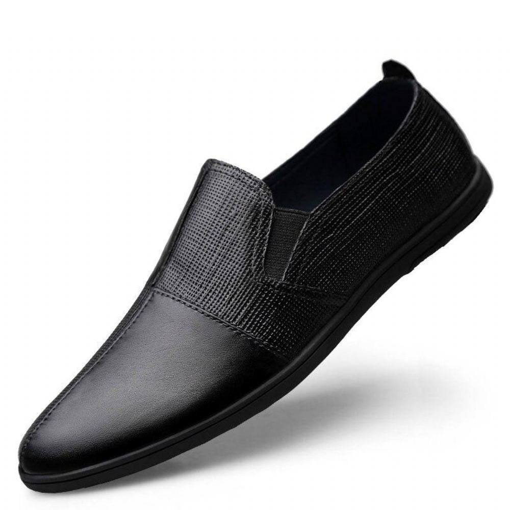 Aitoa Nahkaa Litteät Kesäloaferit Loaferit Miesten