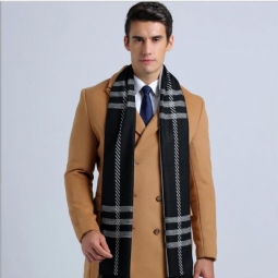Huivit Miesten Design Ruudullinen Puuvillainen Luxury Wrap Huivi