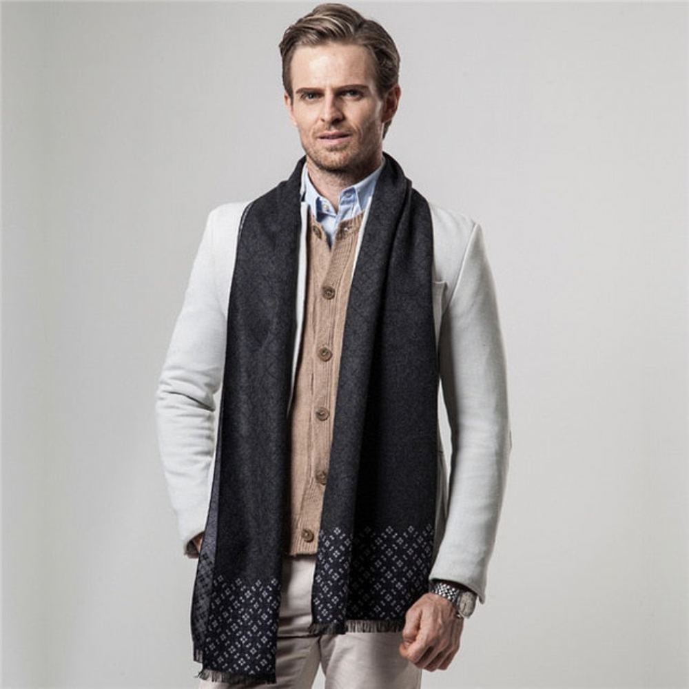 Miesten Huivit Merkki Plaid Cashmere Huivi