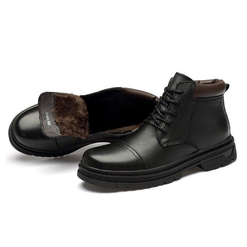 Miesten Bootsit Rich Design Nahkaiset Nilkkurit