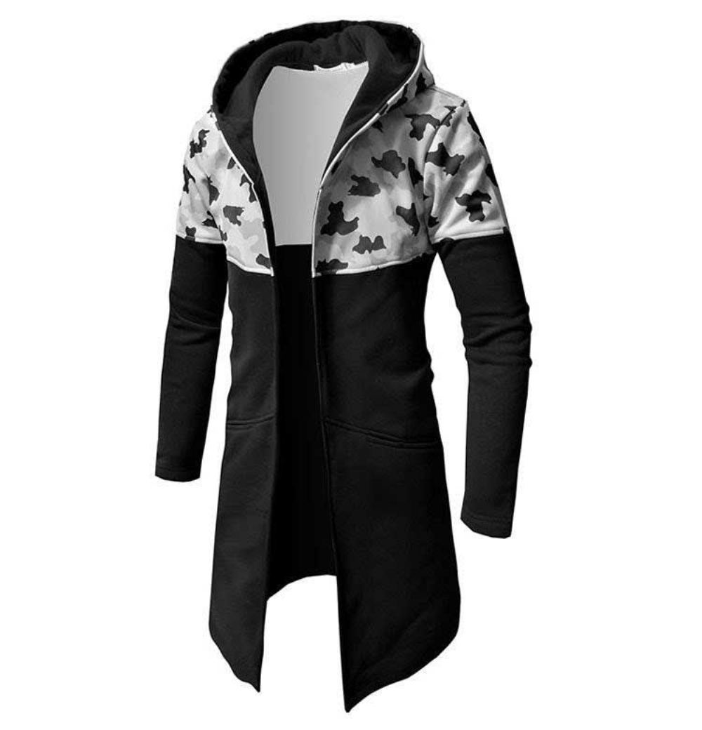 Flanelli Camo Hip Hop Neuletakki Villapaidat Miesten