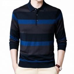 Polo Striped Knitwear Pusero Villapaidat Miesten