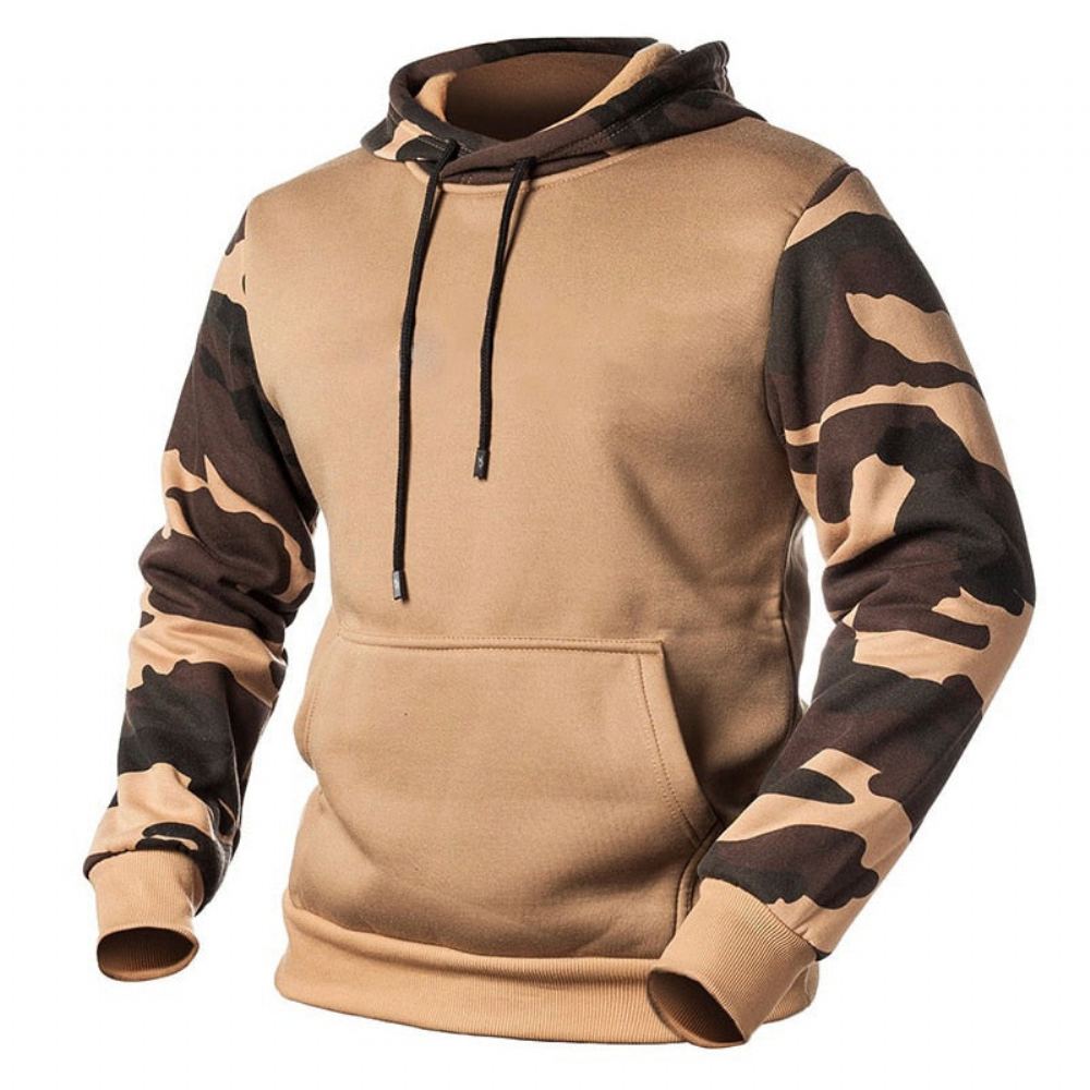 Hupparit Miesten Army Tactical Camouflage Fleece-huppari