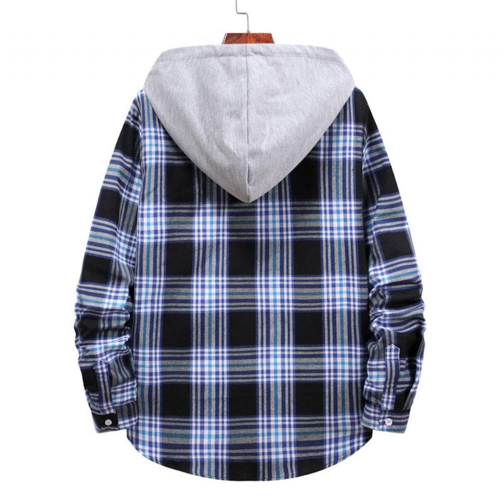 Hupparit Miesten Street Hupullinen Ruudullinen Paita