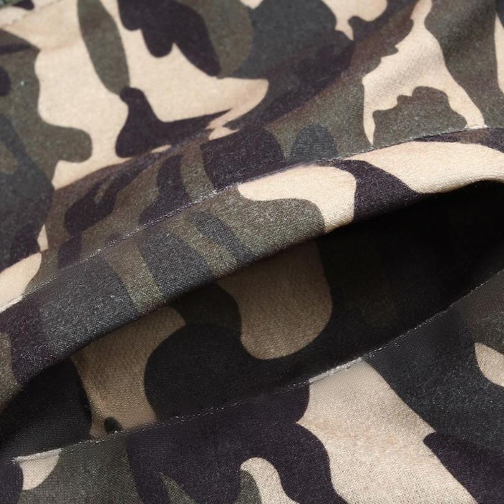 Hupparit Miesten Talvi Thick Fleece Camo-huppari