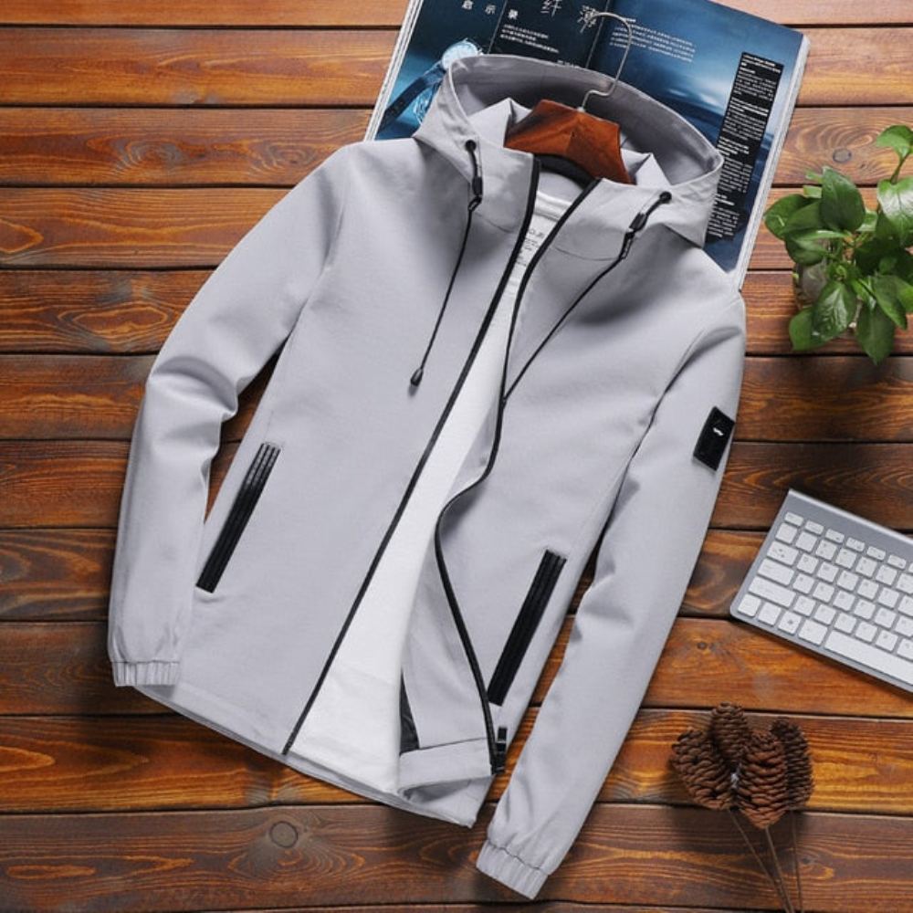 Miesten Slim Fit Rento Tuulitakki