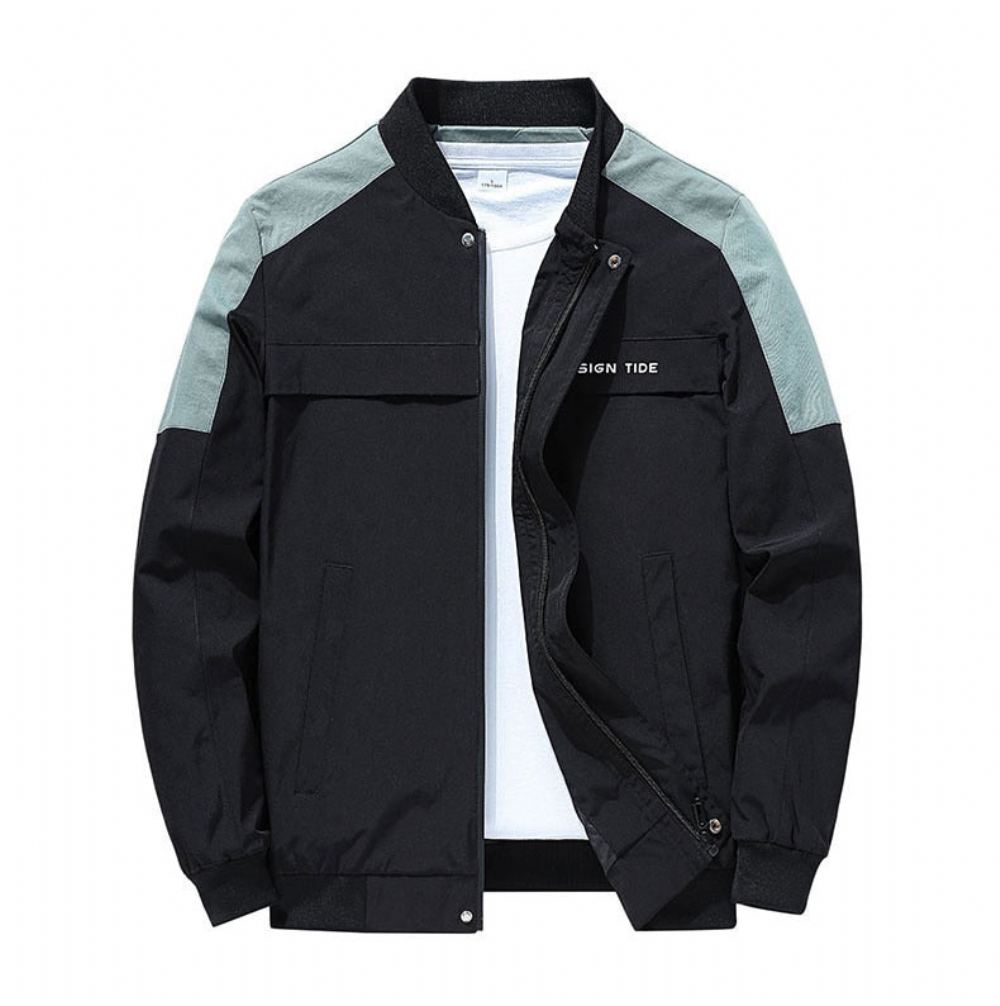 Miesten Streetwear Vetoketjullinen Takki
