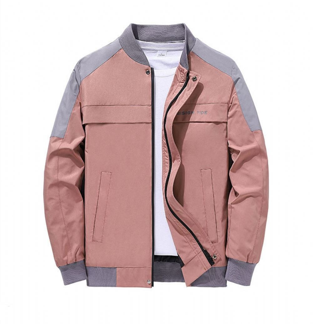 Miesten Streetwear Vetoketjullinen Takki