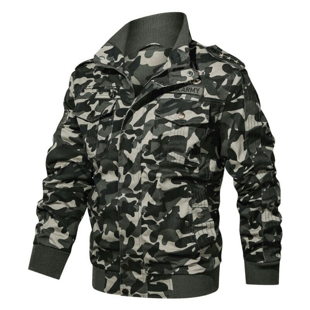 Miesten Takit Bomber Army Camo Tactical Takki
