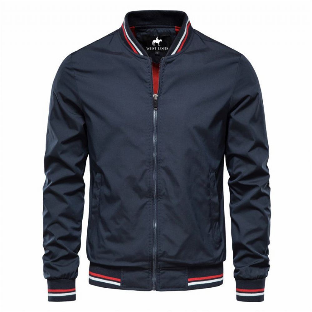 Miesten Takit Bomber Baseball Solid Color Business Takki