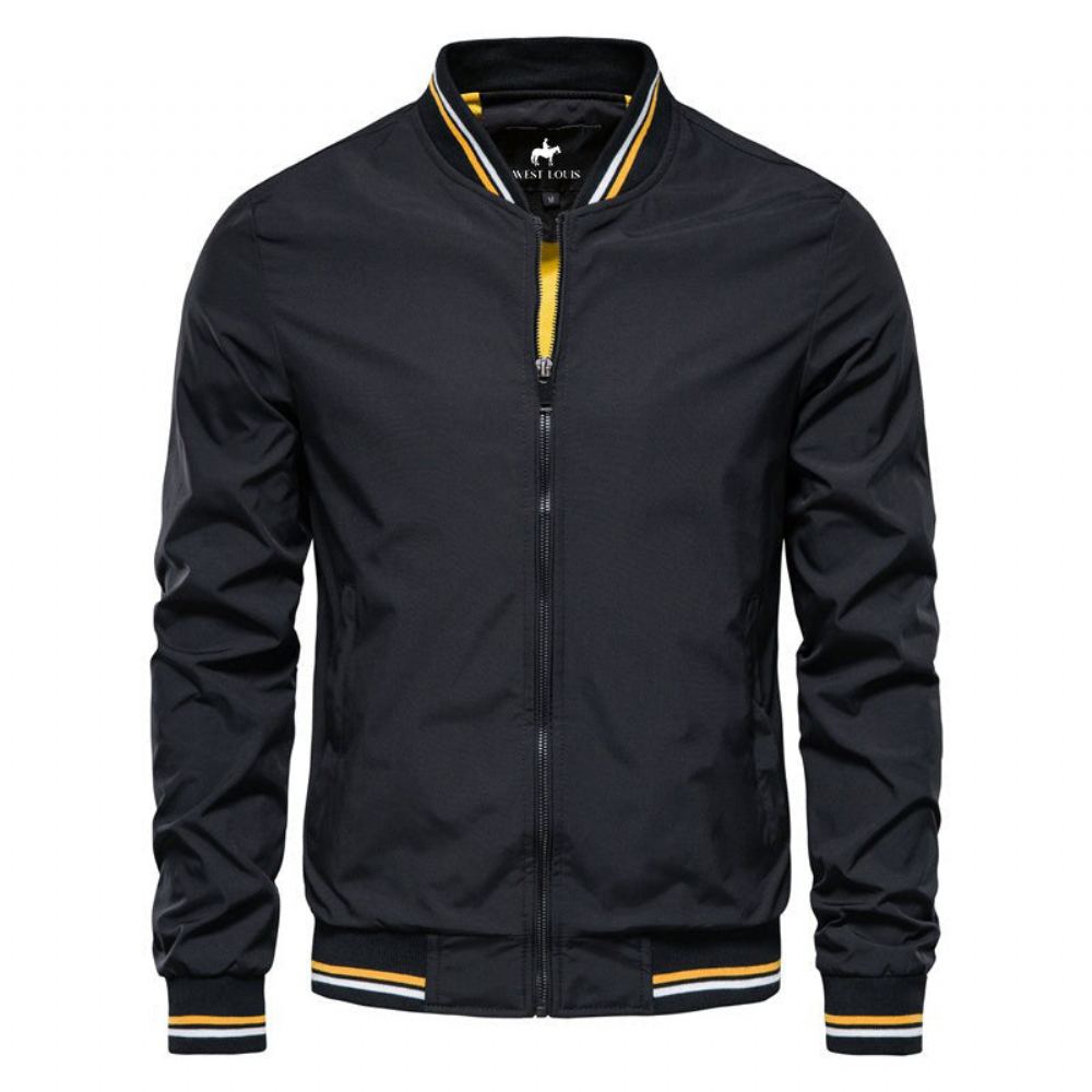 Miesten Takit Bomber Baseball Solid Color Business Takki
