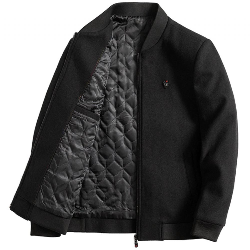 Miesten Takit Brand Winter Fashion Wool Blend Takki