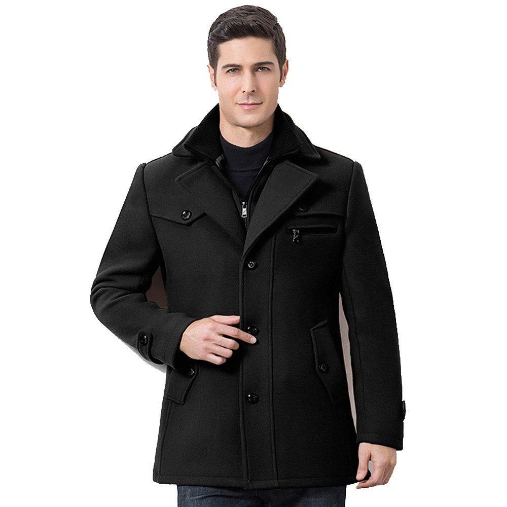 Miesten Takit Design Winter Villainen Business Coat