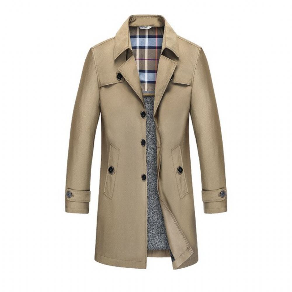 Miesten Takit Designer Business Trench Coat