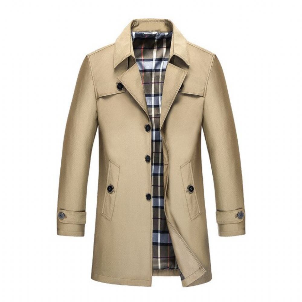 Miesten Takit Designer Business Trench Coat
