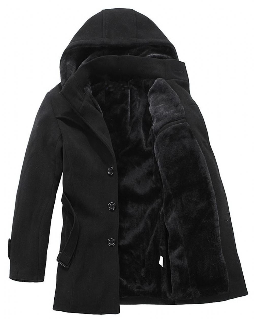 Miesten Takit Muoti Thicken Weigh Wool Business Coat