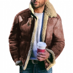 Miesten Takit Outwear Warm Bomber Turkistakki
