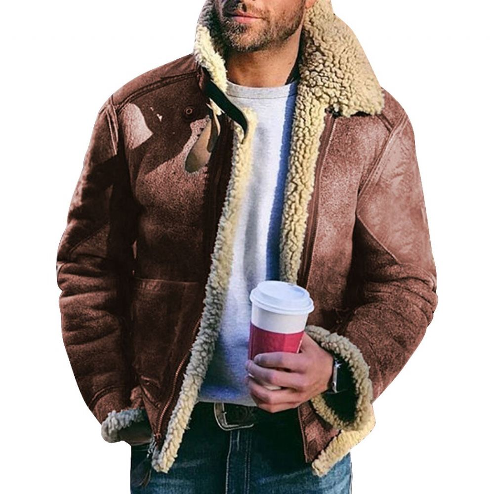 Miesten Takit Outwear Warm Bomber Turkistakki
