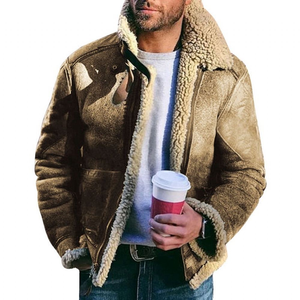 Miesten Takit Outwear Warm Bomber Turkistakki