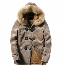 Miesten Takit Talvi Deer Velvet Skin Takki