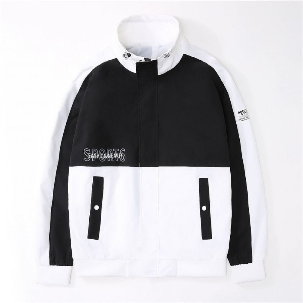 Miesten Takit Ulkovaatteet Kevyt Streetwear-takki