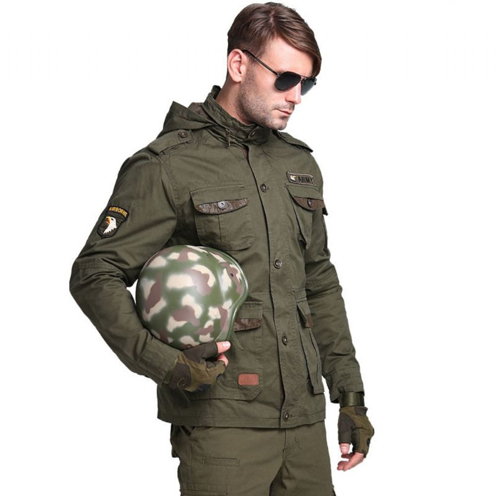 Miesten Takit Yhdysvaltain Ilmavoimien Armeijan Taktinen Takki
