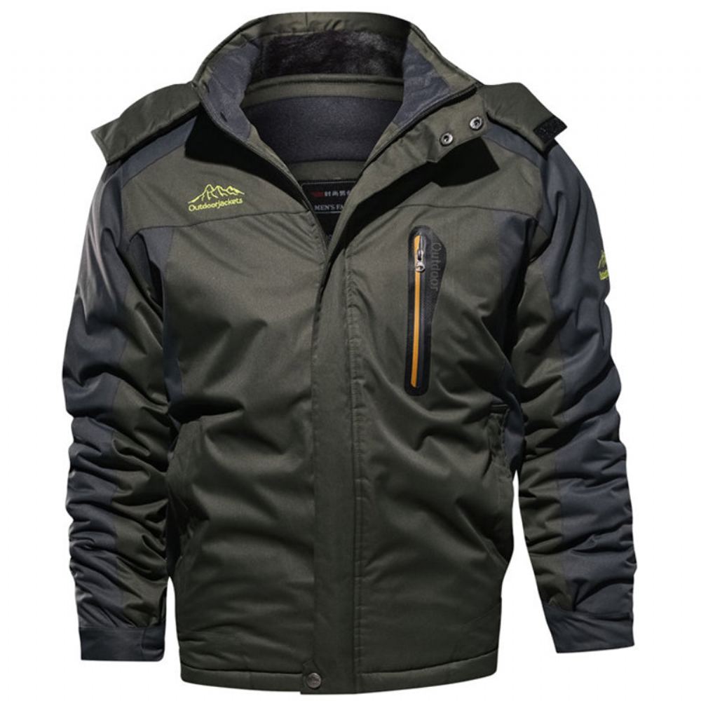 Takit Miesten Alpine Thick Military Vedenpitävä Lämmin Parka