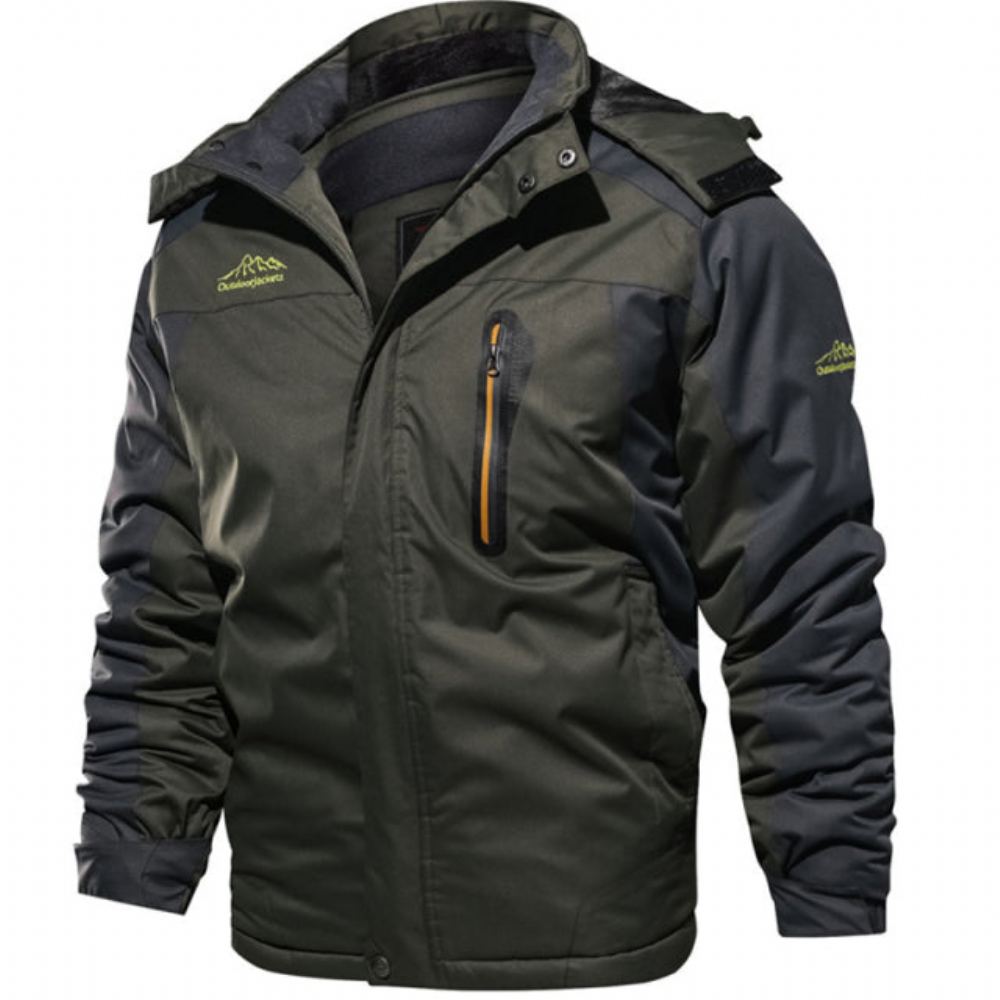 Takit Miesten Alpine Thick Military Vedenpitävä Lämmin Parka
