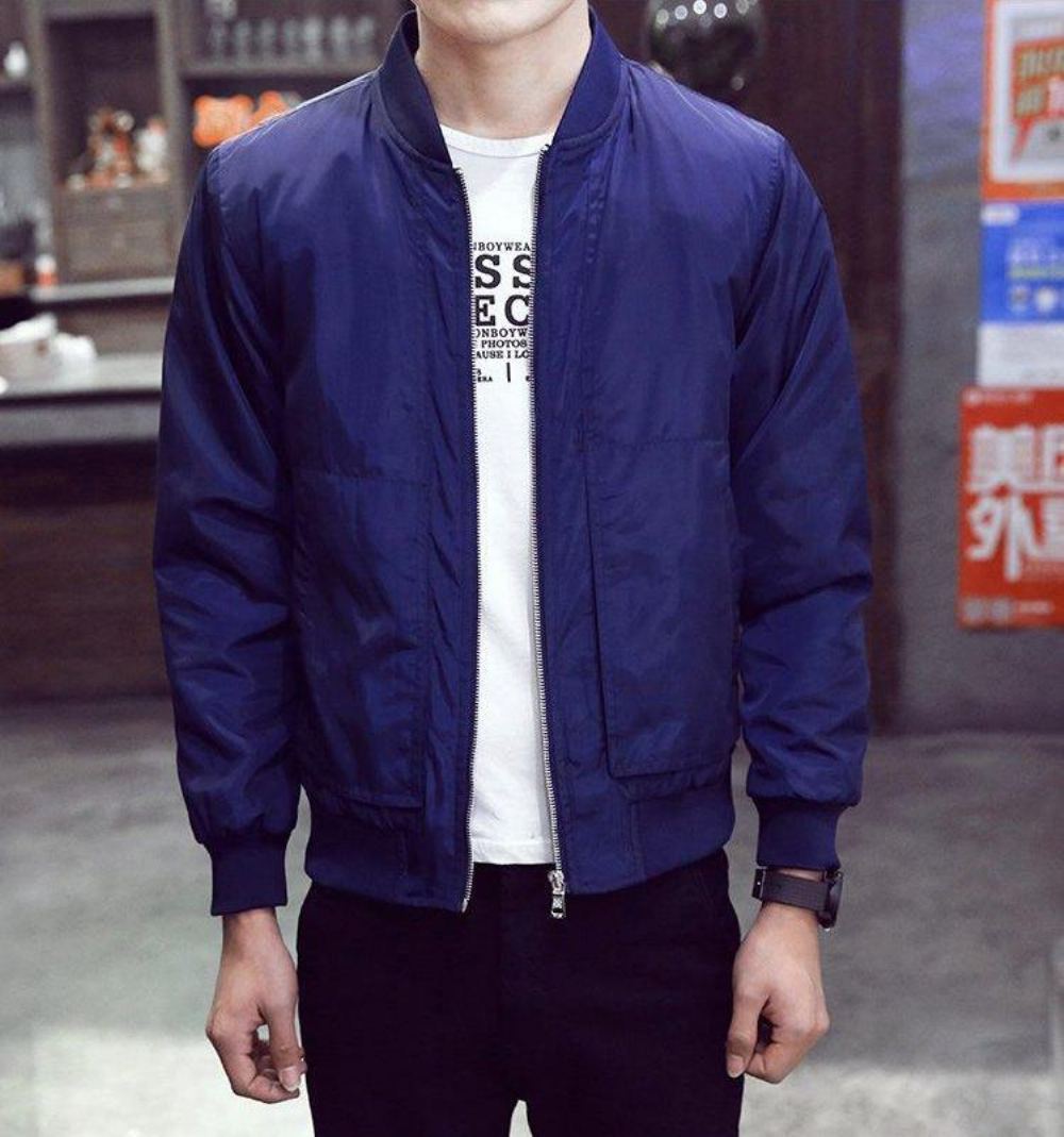Takit Miesten Bomber Overcoat Windbreaker Takki
