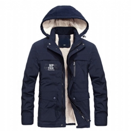 Takit Miesten Fleece Liner Thermal Hood Tuulenpitävä Takki