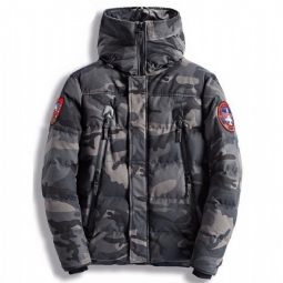 Takit Miesten Pehmustettu Bomber Camouflage Takki