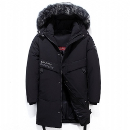 Takit Miesten Talven Lämmin Heavy 80% Untuvahuppu Parka