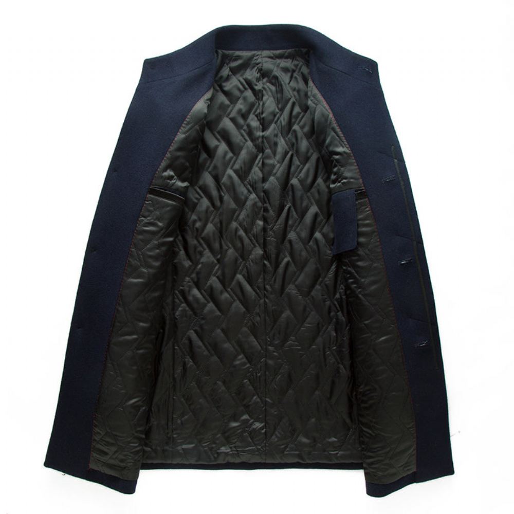 Takit Miesten Winter Cashmere Single Breasted Päällystakki