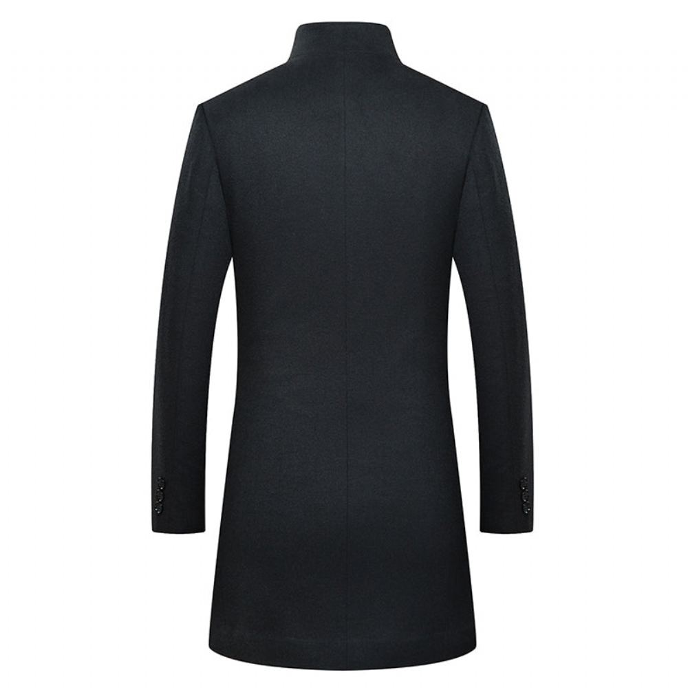 Takit Miesten Winter Cashmere Single Breasted Päällystakki