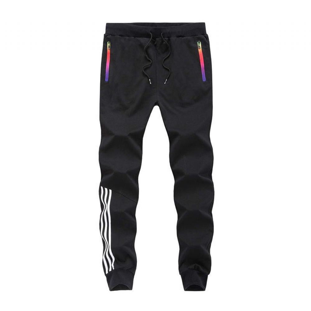 Miesten Housut Rennot Cotton Jogger Collegehousut