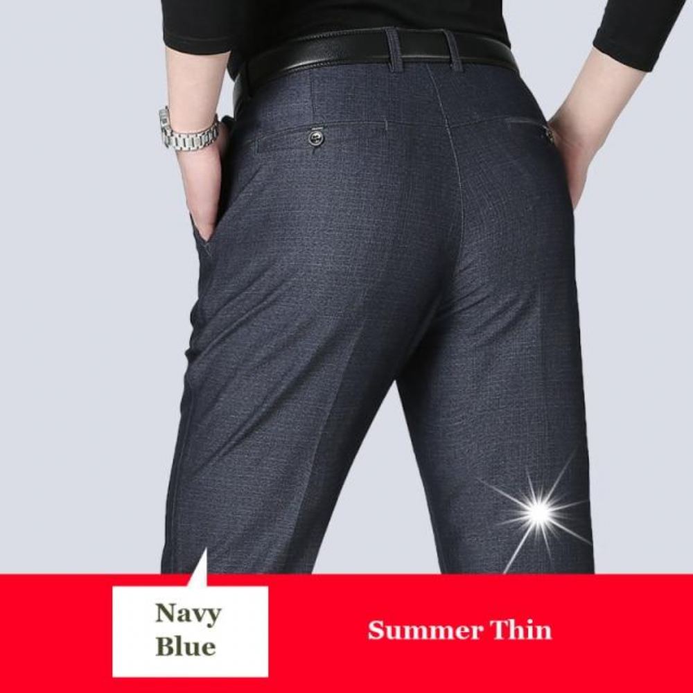 Miesten Muodollinen Bisnespukuhousut