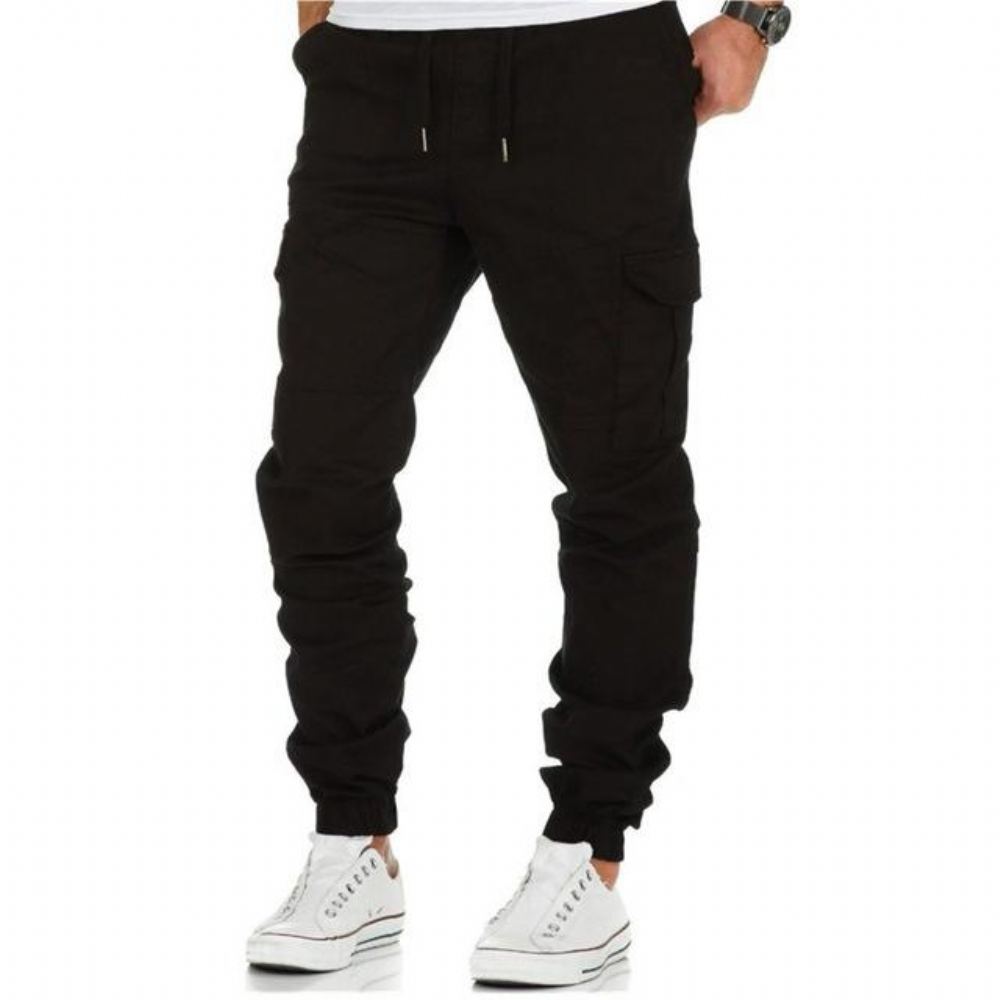 Multi-pocket Cargo Housut