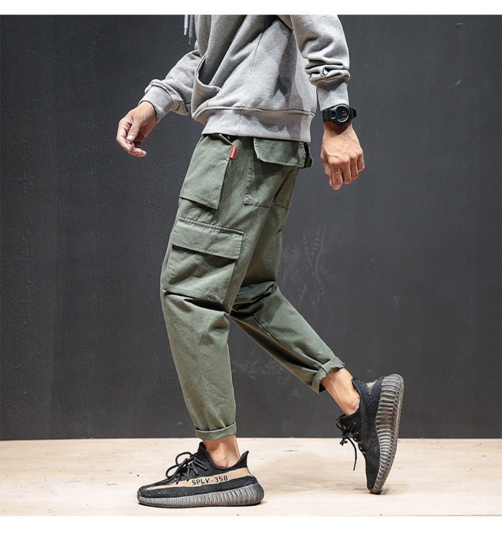 Multi-pocket Tactical Cargo Housut