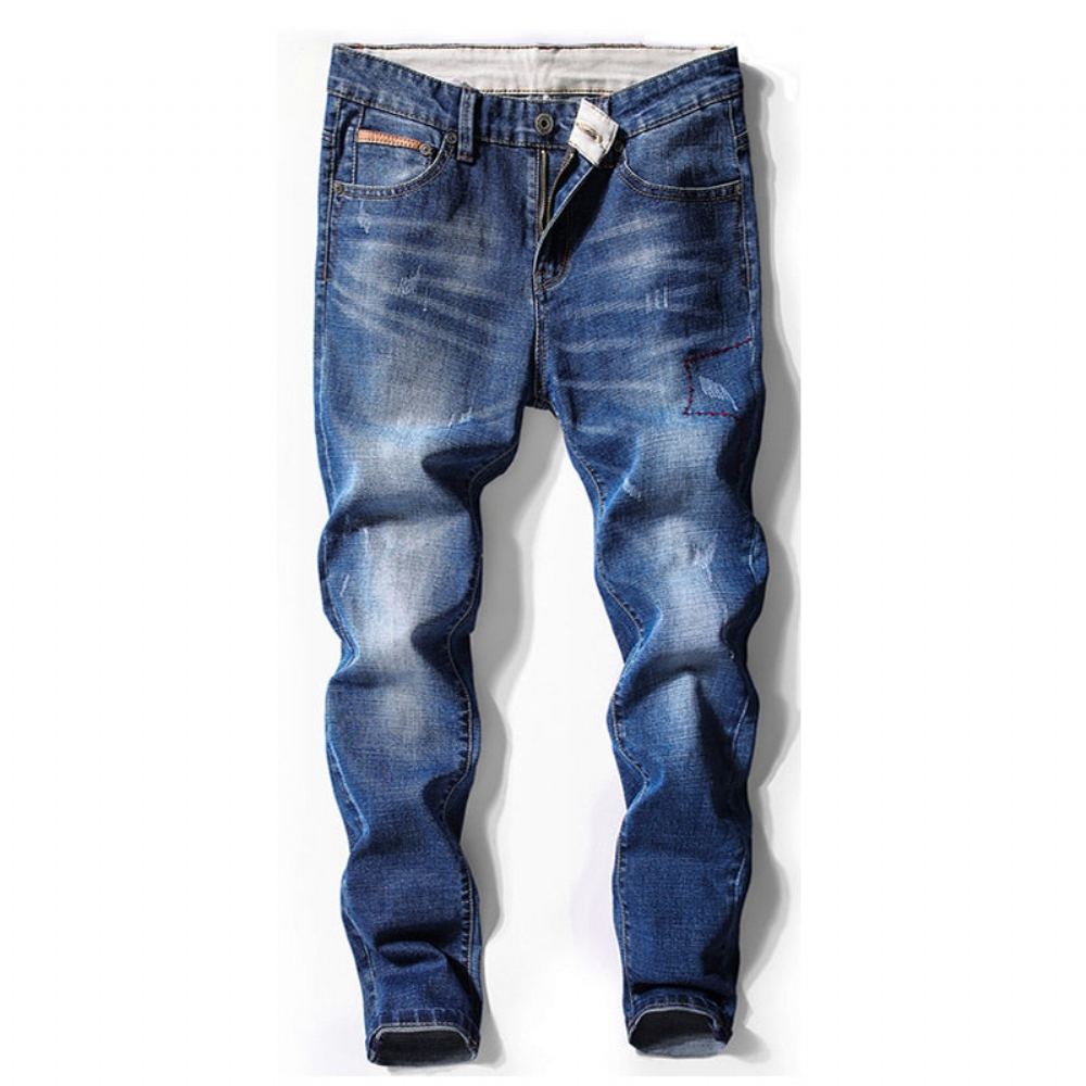 Desinger Mustat Siniset Stretch Farkut